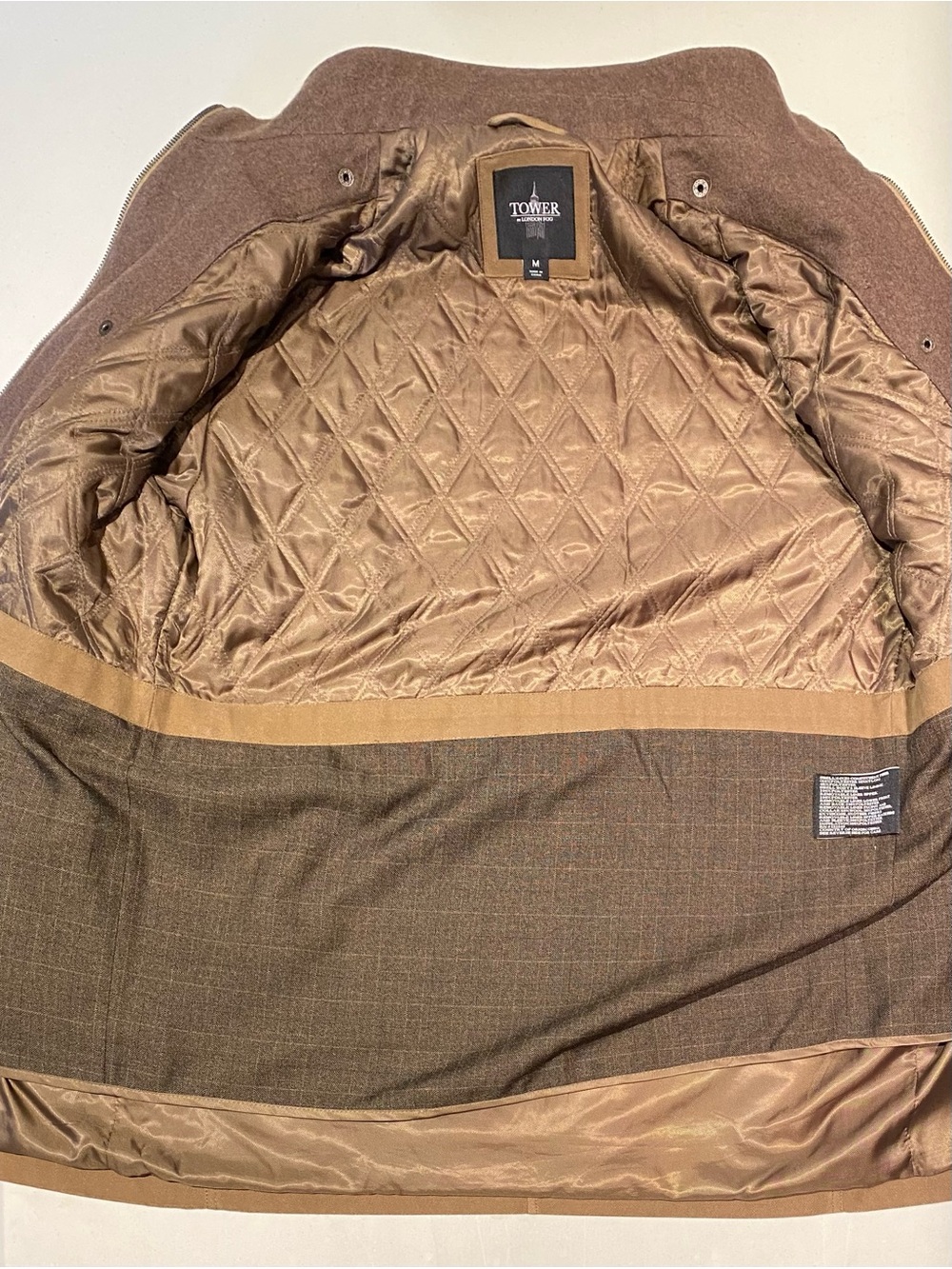 London Fog Men's Berne Micro Twill All Weather Coat, size M - Picture 7 of 15